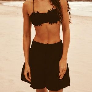 Black Zara pleated shorts!